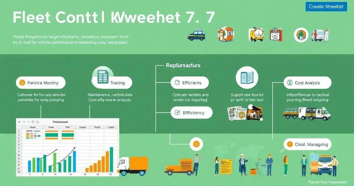 10 Features of Fleet Control Worksheet 7.0 You Must Know