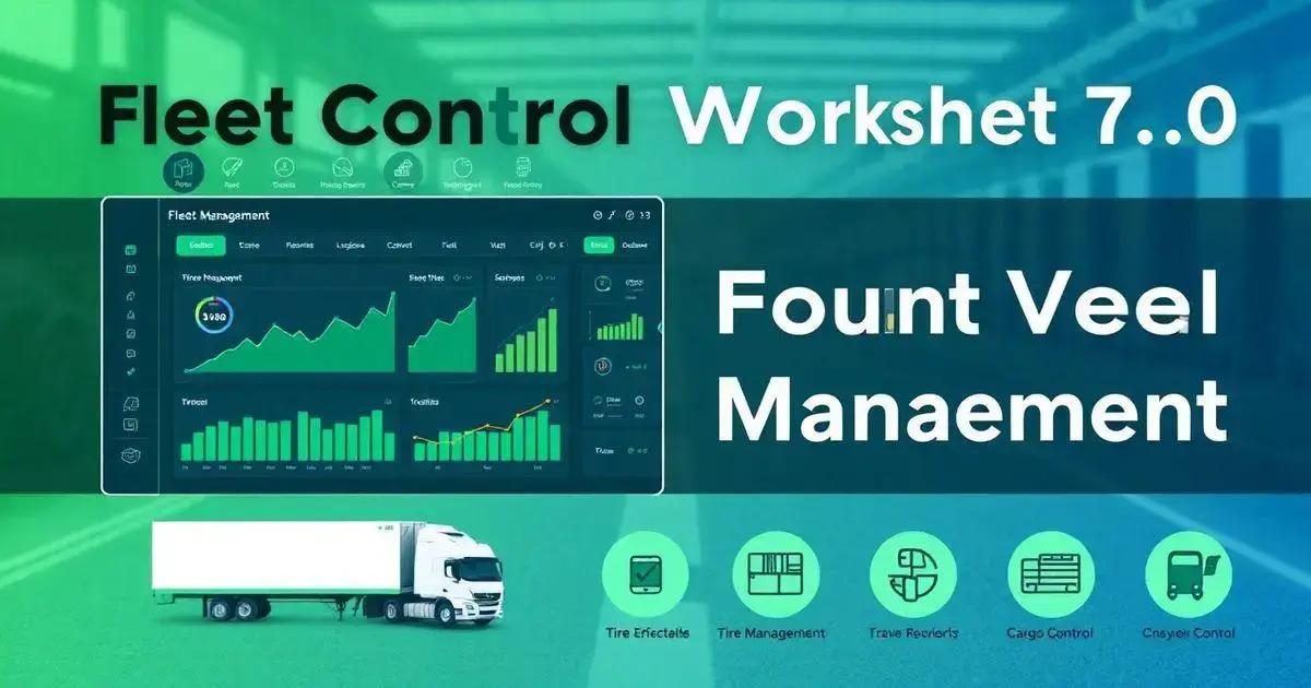 Fleet Control Worksheet 7.0: Optimize Your Fleet Management